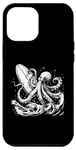 Coque pour iPhone 14 Pro Max Planche de surf Octopus Kraken Surf Board Ocean Surfer