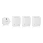 Kit 3 interrupteurs sans fil pour chambre Smartwares