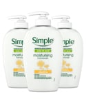 Simple Womens Sensitive Skin Expert Moisturising handwash with Chamomile oil,3pk 250ml - NA - One Size