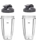 2x Cup Mug Jar Jug for NUTRIBULLET Nutri Bullet Blender Juicer 600W 900W 32oz 1L