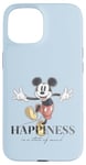 iPhone 15 Disney 100 Anniversary Mickey Mouse D100 Quote Happiness Case