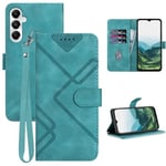 GOTOURED for Samsung A05s Phone Case/Galaxy A05s Wallet Case,Card Holder Leather Stand,Wrist Strap,Magnetic Closure,Shockproof Protective Flip Cover Basic Cases for Samsung Galaxy A05S (Green)