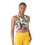 Smartwool Active Crop Bra Röd | Sport-BH för Löpning och Träning - Handla nu på Loparshop.se!