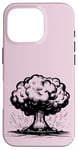 iPhone 16 Pro #snirt Atomic Mushroom T-Shirt Explosion Cloud Volcano Smoke Case