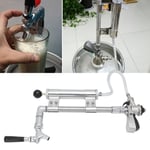 G5/8 Beer Keg Pressurize Pump Kit With Dispenser Beer Faucet Draft Beer AS GB