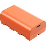 Smallrig 4971 NP-F550 USB-C uppladdningsbart kamerabatteri (orange)