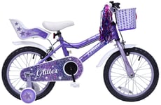 Pedal Pals Glitter 16 Inch Wheel Size Kids Mountain Bike