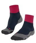 FALKE Women's TK2 Explore Short W SSO Wool Thick Anti-Blister 1 Pair Hiking Socks, Blue (Space Blue 6116), 2.5-3.5