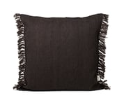 Kelim Fringe Cushion - Dark Melange