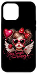 Coque pour iPhone 12 Pro Max Ailes d'ange « Stay Single And Happy Heart »