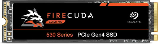 FireCuda 530, 500 Go, SSD interne, M,2 PCIe 4e génération 4 NVMe 1,4, 7 300 Mo/s, NAND TLC 3D, 640 TBW, 1,8 million d'heures MTBF, pour PC, 3 ans Rescue Services (ZP500GM3A013)