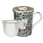 William Morris Pimpernel Midnight - Presentset med mugg, glasunderlägg & tesil