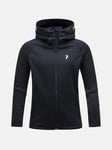 Peak Performance Junior Rider Zip Hood - Unisex - Sort - 170