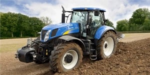 Handduk barn - Blå Traktor - 70x140 cm - Härligt mjuk kvalitet