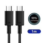 Câble De Charge Rapide Usb Type-C,5a,45w,Pd Touriste,Ligne De Données,Samsung S22 Plus,S23,S24 Ultra,Note 20,A53,A54,A55,2m - Type 1m 5a Cable