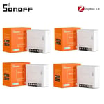 SONOFF MINI Inter/ZBMINI/ZBMINI-L2 Commande Vocale MINI Commutateur Zigbee/WiFi Smart Switch Fonctionne Avec Alexa eWelink Google Home - Type ZBMINI 4PCS #A