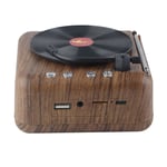 Mini Retro Vinyl Record Player Speaker Wireless High Definition UK GGM