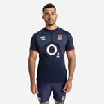 Umbro Mens England Rugby Alternate Shirt 2024 Adults Top Navy L