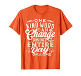 Unity Day Orange Anti Bullying Kindness Teacher Women Girls T-Shirt