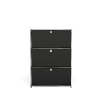 USM - USM Haller 82 Shelving, Graphite Black - Fritz Haller,Paul Schärer - Svart - Metall