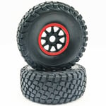 FTX DR8 Wheel and Tyre Set 1 Pair - Red