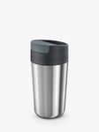 Joseph Joseph Sipp Reusable Stainless Steel Travel Mug, 454ml, Anthracite