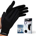 Doctor Developed Full Length Arthritis Gloves/Copper Gloves/Compression Gloves [PAIR] and Doctor Written Handbook - Relief from Joint Symptoms, Raynauds Disease, Carpal Tunnel & Hand Conditions (S)