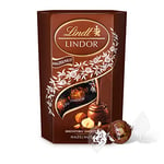 Lindt Lindor Hazelnut Chocolate Truffles Box Chocolate Balls with a Smooth Melting Filling, 200 g