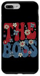 Coque pour iPhone 7 Plus/8 Plus The Boss – The Real Boss Fleurs assorties pour couple