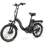 Samebike CY20 hopfällbar elcykel 560 W 32 km/h 20" Mountainbike svart