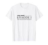 Star Wars The Phantom Menace Episode 1 Movie Logo T-Shirt