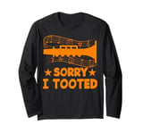 Sorry I Tooted Clarinet Player Music Playing Lover Musician Long Sleeve T-Shirt