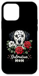 Coque pour iPhone 12 mini Roses Flowers Dalmatian Mom Dalmatians Dal Dally Dog