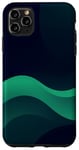 Coque pour iPhone 11 Pro Max Design esthétique abstrait minimaliste vert