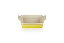 Le Creuset Héritage Plat Rectangulaire, Céramique, 19 cm, 1,1 L, Soleil, 71102194030001