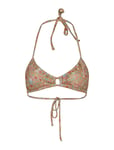 Pcasine Shine Bikini Top Sww Beige Pieces