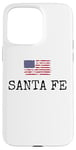 Coque pour iPhone 15 Pro Max Santa Fe City, États-Unis, drapeau, État, voyages, États-Unis, Amérique, femmes, hommes