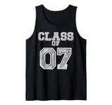 Class of 07 College for 2007 Reunion High School Tank Top