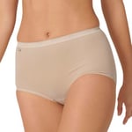 Sloggi Trosor 2P Basic Plus Maxi Briefs Beige bomull 50 Dam