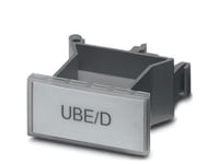 Phoenix Ube/D, Terminal Block Markers, 10 Styck, Grå, -40 - 100 ° C, 20 Mm, 42,5 Mm