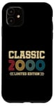 Coque pour iPhone 11 25 Year Old Gifts Classic 2000 Édition limitée 25e anniversaire