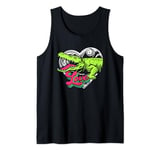 Heart Love Croc Hunter Crocodile Hunting Tank Top