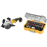 DEWALT DCS571N-XJ Compact Circular Saw 18V XR, Bare Unit + Suitable Power Tool Accessory