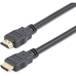 STARTECH.COM 0.5M High Speed HDMI Cable Ultra HD 4K x 2K HDMI Cable HDMI to HDMI M/M - 50 cm HDMI 1.4 Cable - Audio/Video Gold-Plated, Black