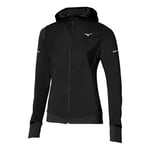 Mizuno Warmalite Hybrid FZ Veste Running Femmes - Noir