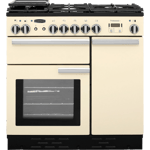 Rangemaster Professional Plus PROP90DFFCR/C 90cm Dual Fuel Range Cooker - Cream / Chrome - A/A Rated