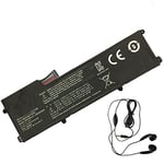 Amsahr LBG522QH-03 Batterie de Remplacement avec Stéréo écouteur pour Ordinateur Portable Noir