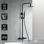 Imex Products - Colonne de Douche et Baignoire anti-calcaire Thermostatique Noir Mat imex line BTD038-B/NG