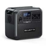 BLUETTI Générateur Électrique Portable AC180, 1152Wh Batterie LiFePO4 avec 2 Sorties CA 1800W (2700W Pic), 0-80% en 45 Min, Station d’énergie Portable pour Camping, Voyage, Panne de Courant