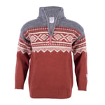 Marius Kids Marius Kids Kids' Wool Sweater with Zip Rust 8-9 år, RUST